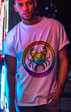 Skyeagle Cancer Design White T-Shirt: Stand Out with Stellar Style!